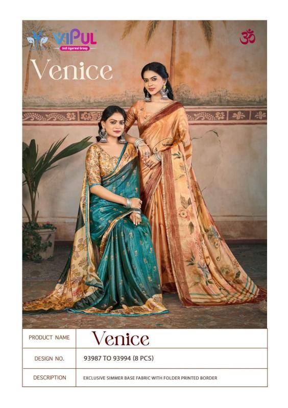 Vipul venice printed Wholesale saree dealers in India